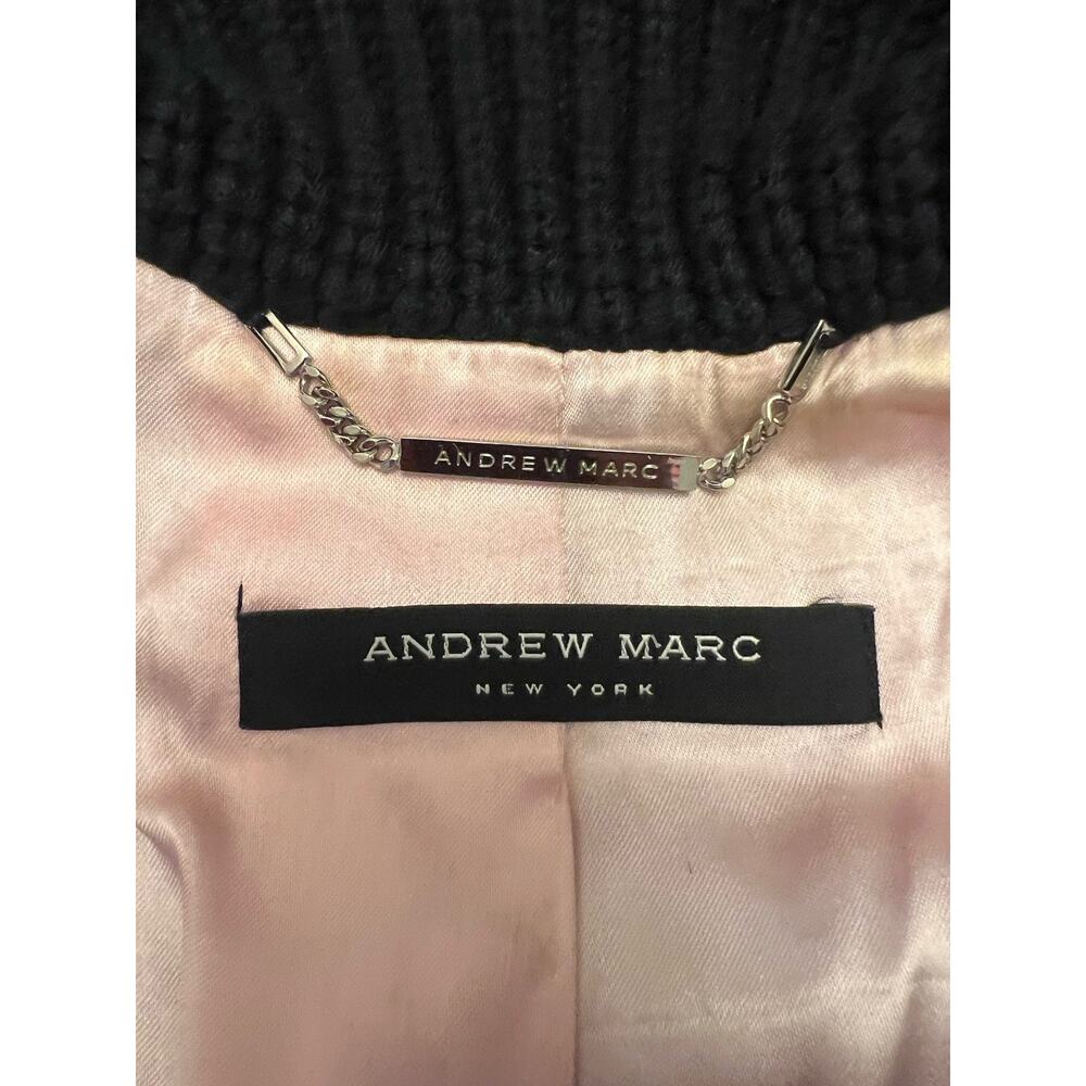 Andrew Marc New York Women’s Zip Up Wool/cashmere Blend Coat 12 Pockets Lined - Picture 8 of 12